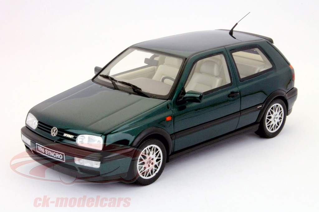 Volkswagen VW Golf 3 VR6 Syncro Год 1995 зеленый 1:18 Отто Мобильный