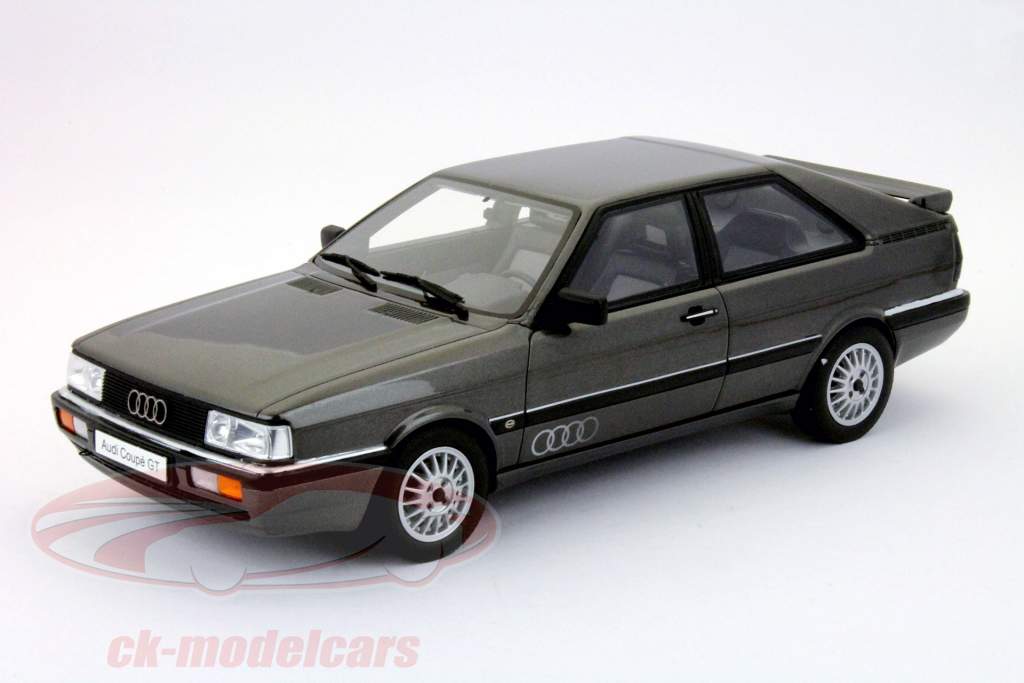 奥迪双门跑车GT年份1985灰色奥托移动1:18