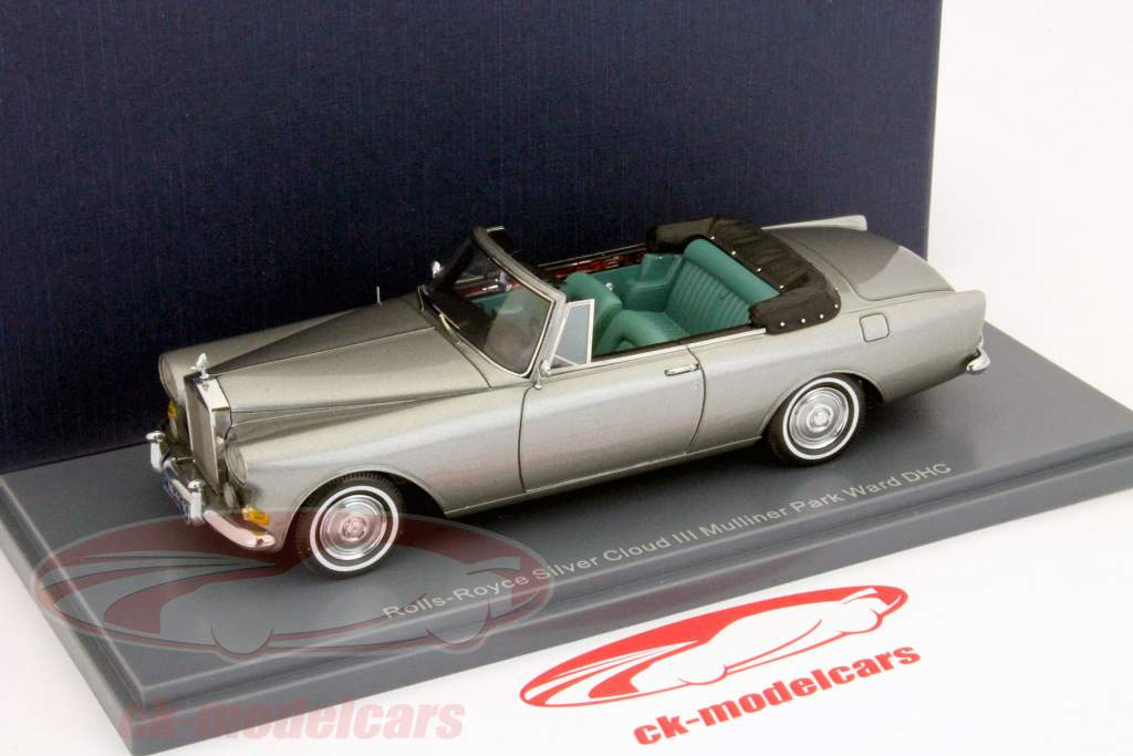 Rolls-Royce Silver Cloud III Mulliner Park серый / черный 1:43 Neo