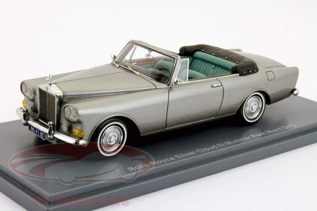 Rolls-Royce Silver Cloud III Mulliner Park серый / черный 1:43 Neo