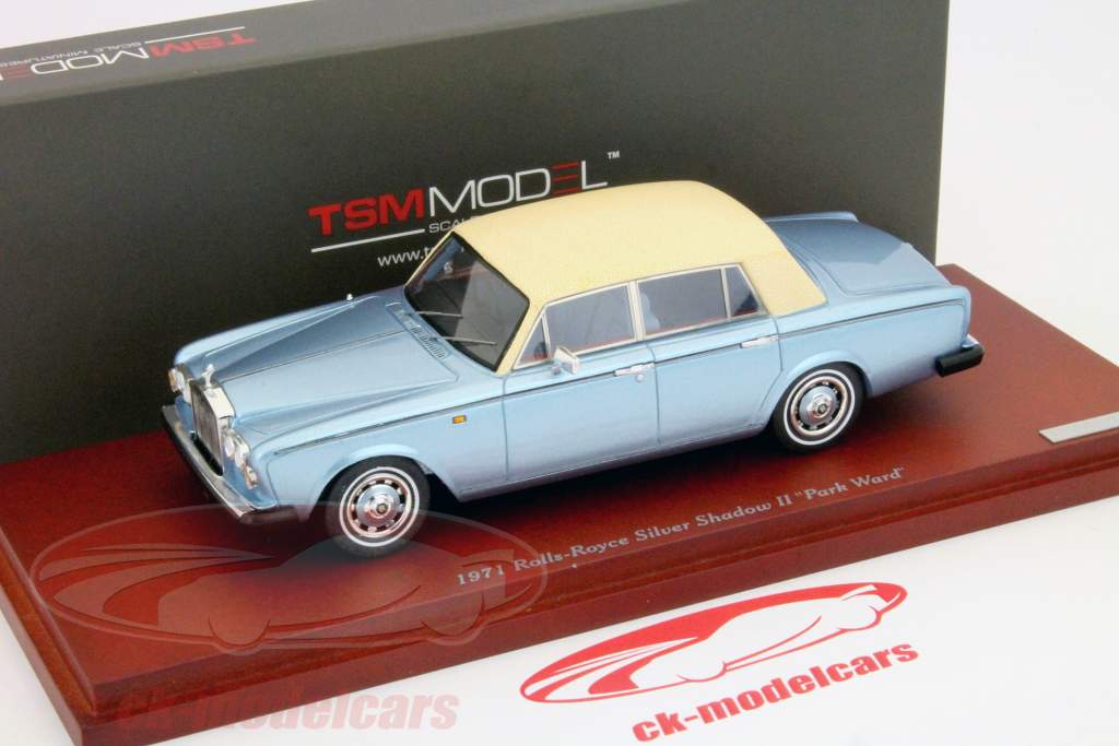 Rolls-Royce Silver Shadow II Parkward Ano 1971 azul 1:43 TrueScale