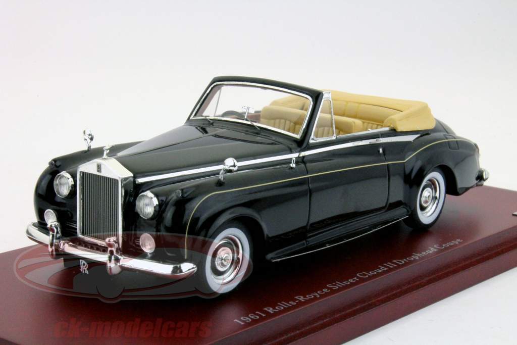 Rolls-Royce Silver Cloud II Drophead Coupe 年 1961 黑色 1:43 TrueScale