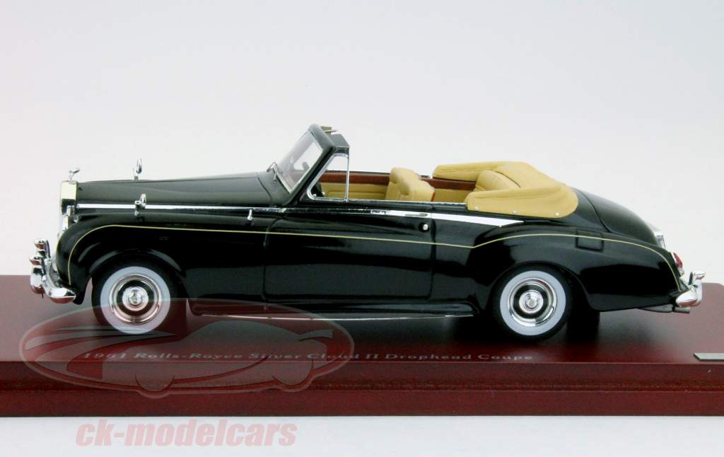 Rolls-Royce Silver Cloud II Drophead Coupe 年 1961 黑色 1:43 TrueScale