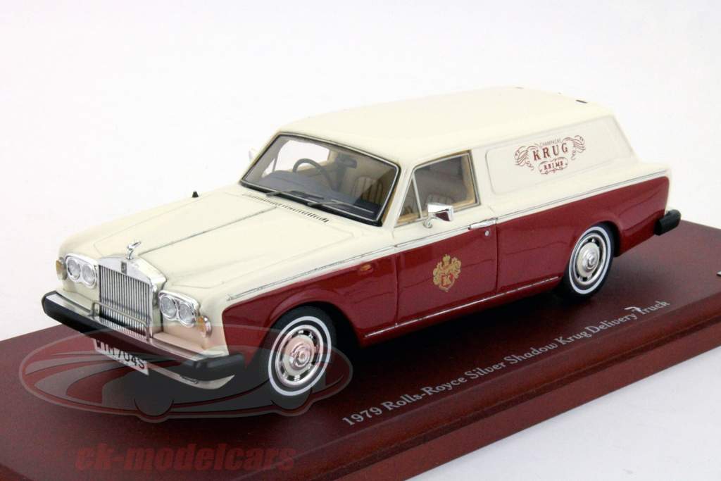 Rolls-Royce Silver Shadow Krug Delivery Truck År 1979 1:43 TrueScale