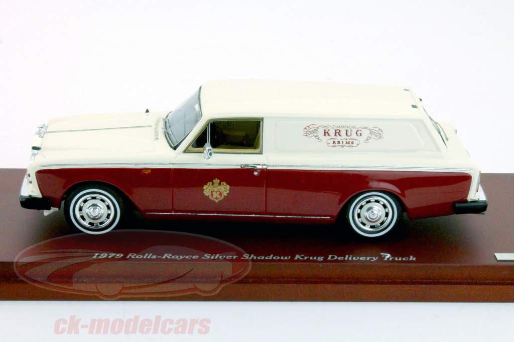Rolls-Royce Silver Shadow Krug Delivery Truck År 1979 1:43 TrueScale