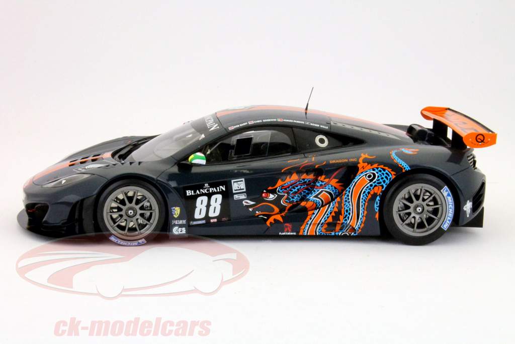 迈凯轮MP4-12 GT3＃88 24小时水疗中心2012年1:18的TrueScale