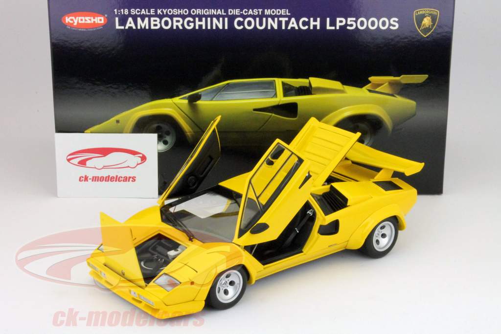 Lamborghini Countach LP5000S giallo 1:18 Kyosho