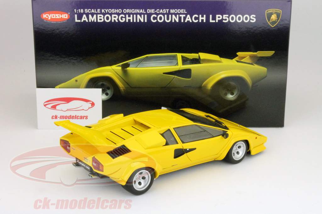 Lamborghini Countach LP5000S giallo 1:18 Kyosho