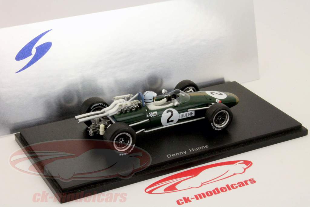 Denny Hulme Brabham BT24 #2 Gagnant GP Allemagne Formule 1 1967 1:43 Spark