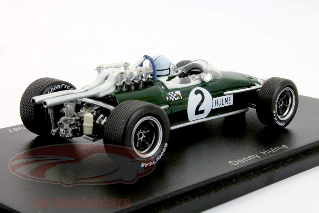 Denny Hulme Brabham BT24 #2 Gagnant GP Allemagne Formule 1 1967 1:43 Spark