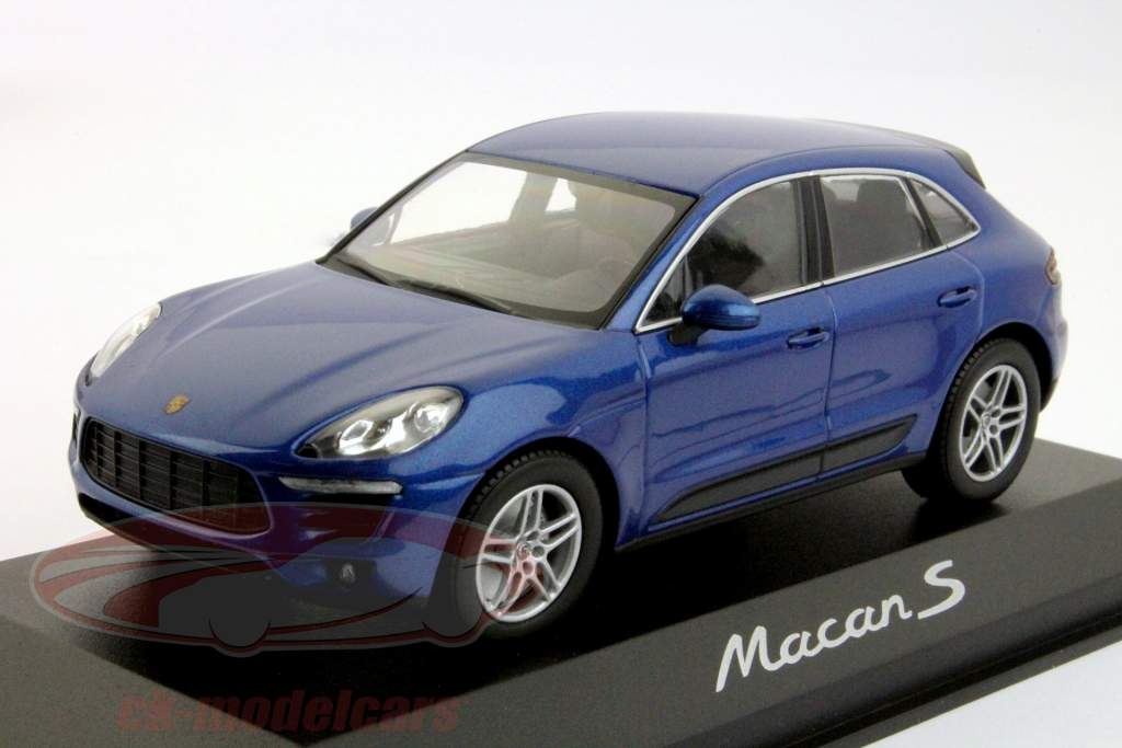 Porsche Macan S ブルー 1:43 Minichamps