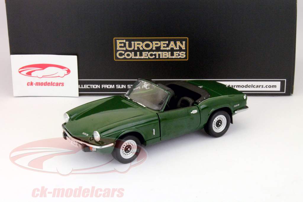 Triumph Spitfire MK IV Année 1970 vert 1:18 SunStar