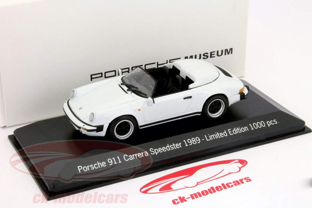 Porsche 911 Carrera Speedster 年 1989 白 1:43 Spark