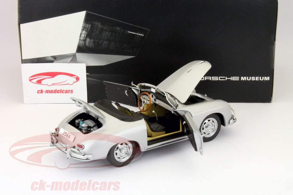 Porsche 356 A Speedster prata 1:18 AUTOart