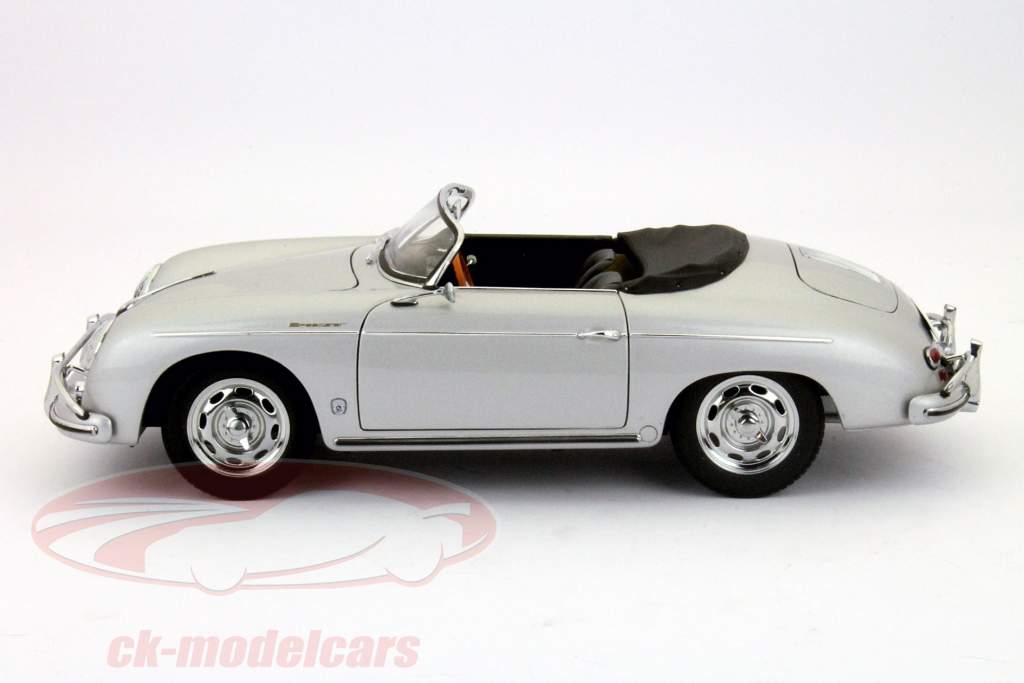 Porsche 356 A Speedster prata 1:18 AUTOart