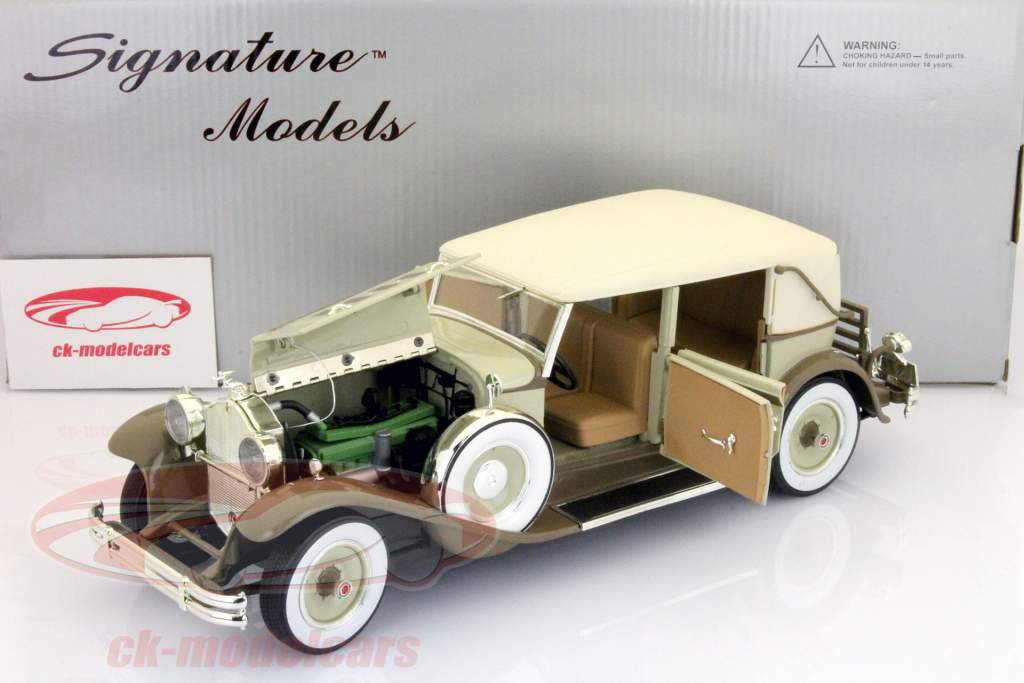 Packard Brewster Ano 1930 bege 1:18 Signature Models