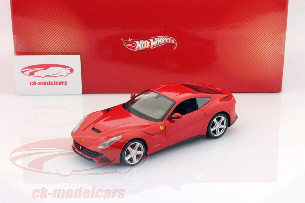 Ferrari F12 Berlinetta Anno 2012 rosso 1:24 HotWheels