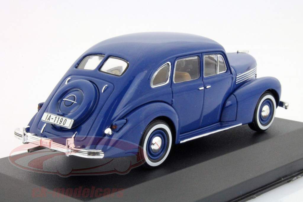 Opel Capitán Limusina 2. Generación Año 1950 azul 1:43 Ixo