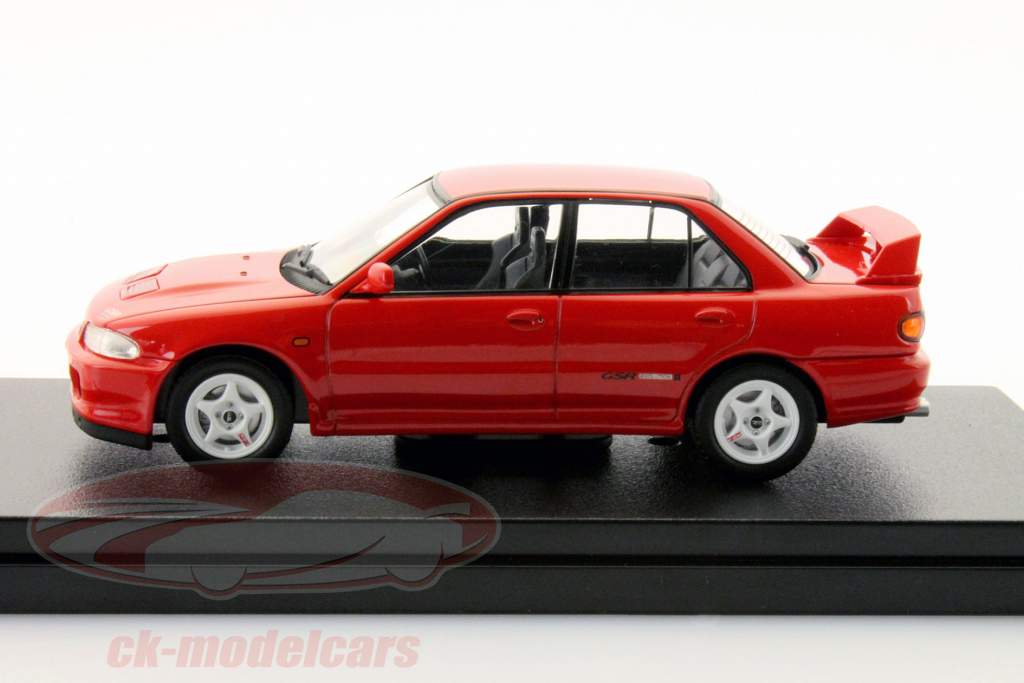 Mitsubishi Lancer Evo II rood 1:43 HPI