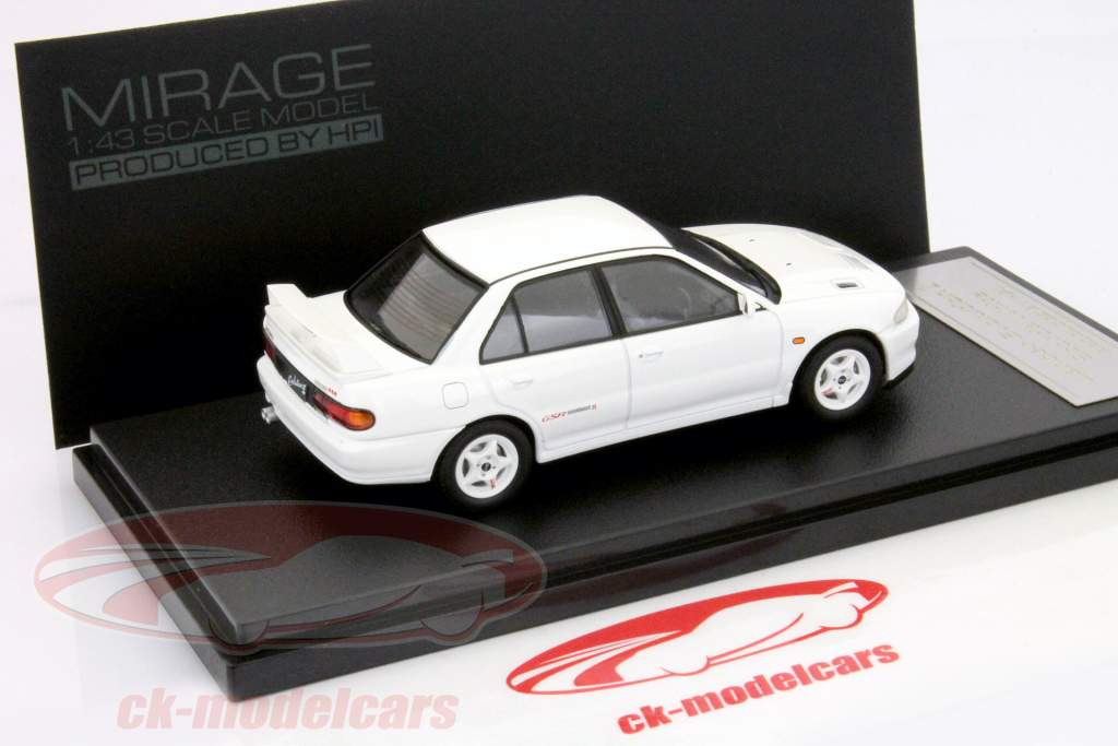 HPI 1:43 Mitsubishi Lancer Evo II white 8558 model car 8558