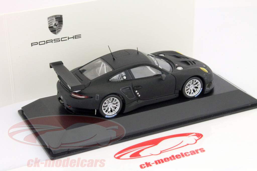 Porsche 911 (991) RSR Testcar Year 2013 mat black 1:43 Spark