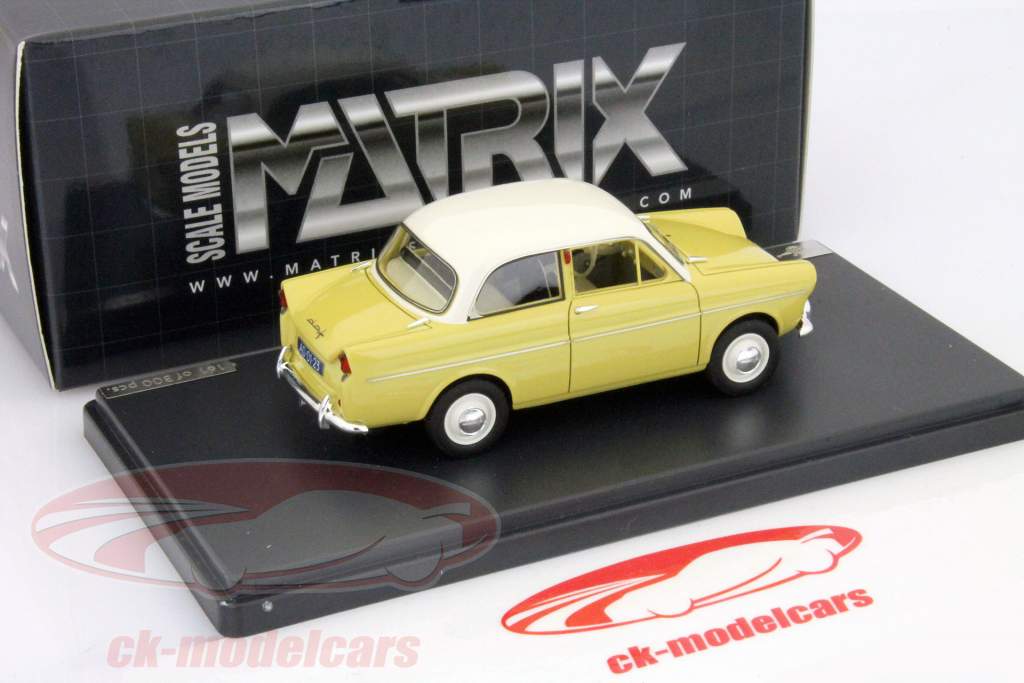 DAF 600 年 1958 黄色 1:43 Matrix