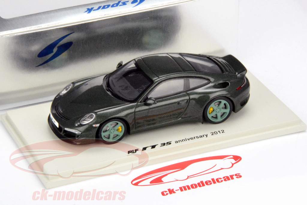 ポルシェルフRT製造35周年の年2012グリーンメタリック1時43スパーク
