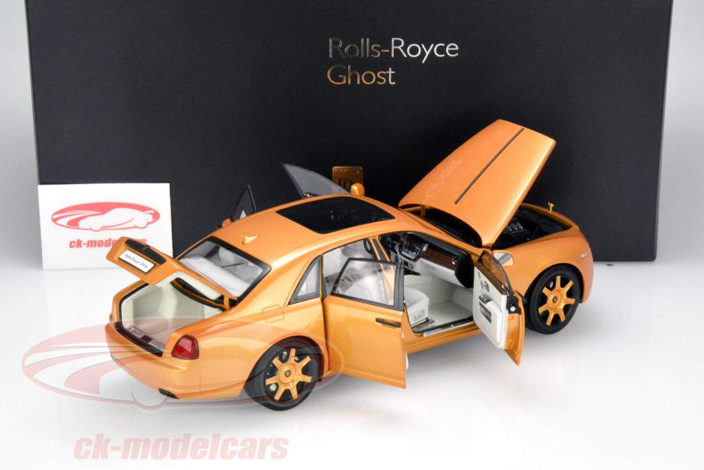 Rolls Royce Ghost gold / braun / silber 1:18 Kyosho