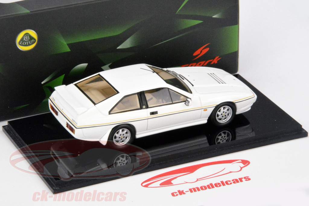 Lotus Excel construído em 1982 branco 1:43 Centelha