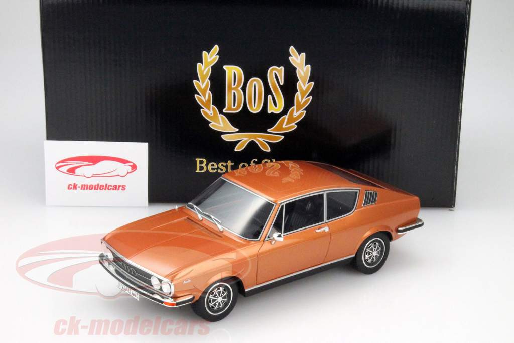 Audi 100 Coupe S koper metallic 1:18 BoS Modellen