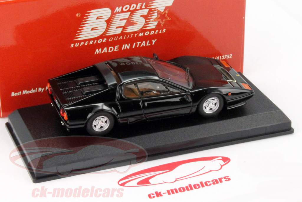 Ferrari 512 BB 年 1976 黒 1:43 Model Best