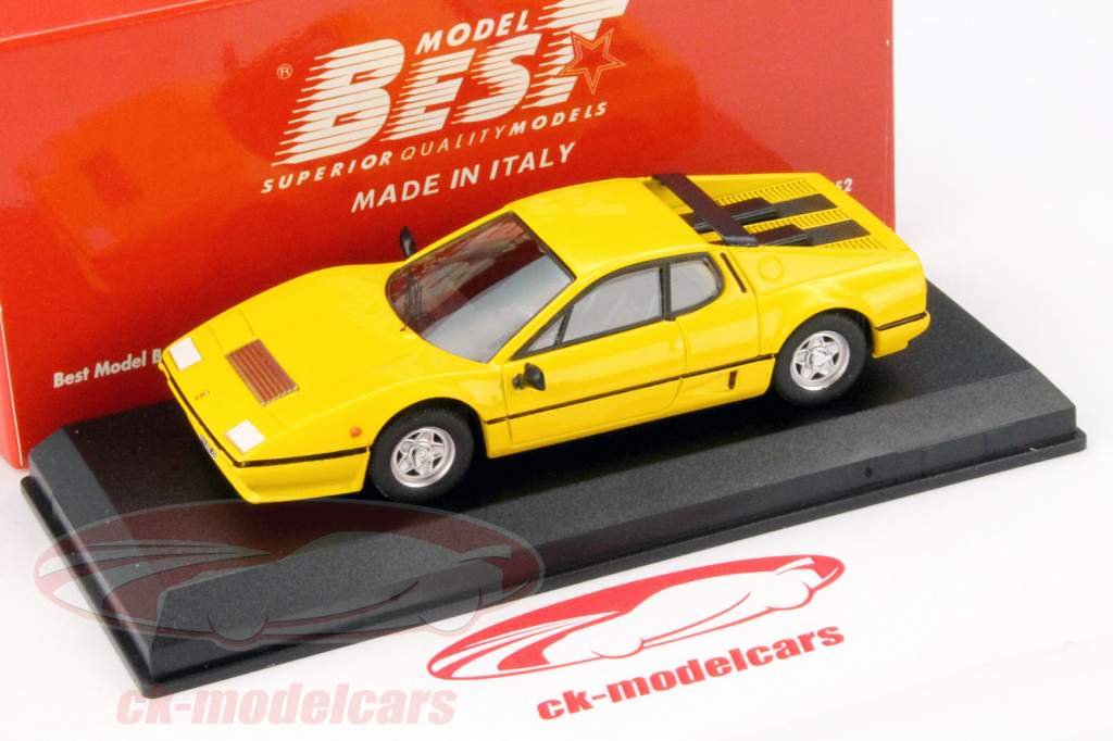 Ferrari 512 BB Année 1976 jaune 1:43 Model Best
