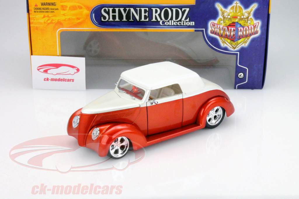 Форд построил в 1937 году оранжевой металлической / белый 1:18 Yat Ming