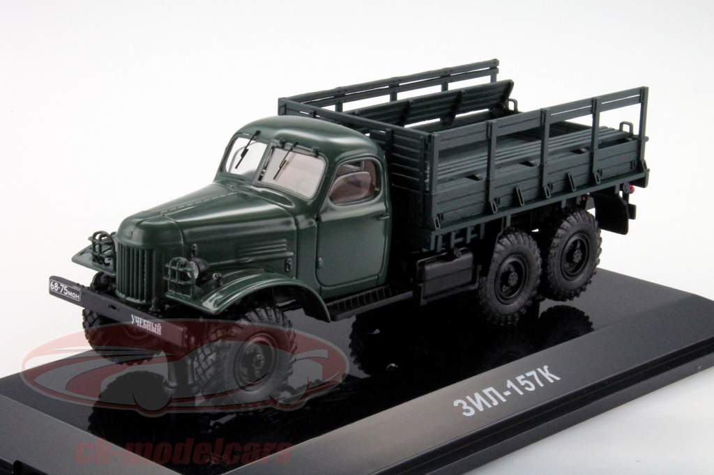 ZIL-157 Lastbil Trailers grøn 1:43 DIP Models