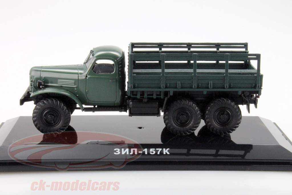 ZIL-157 Lastbil Trailers grøn 1:43 DIP Models
