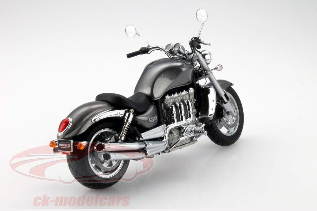 Triumph Rocket III Année 2005 gris 1:12 Minichamps