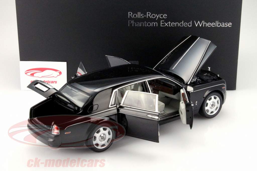 Rolls Royce Phantom 年 2012 黑色 Extended Wheelbase 1:18 Kyosho