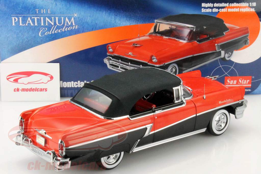 Mercury Montclair Closed コンバーチブル 赤 / 黒 1:18 SunStar