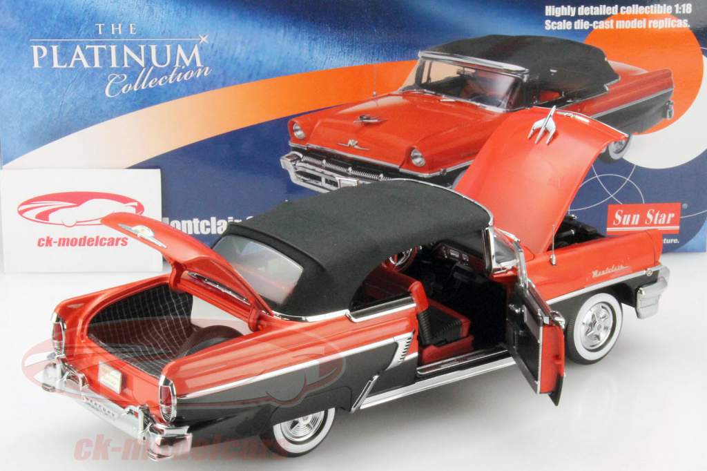 Mercury Montclair Closed コンバーチブル 赤 / 黒 1:18 SunStar
