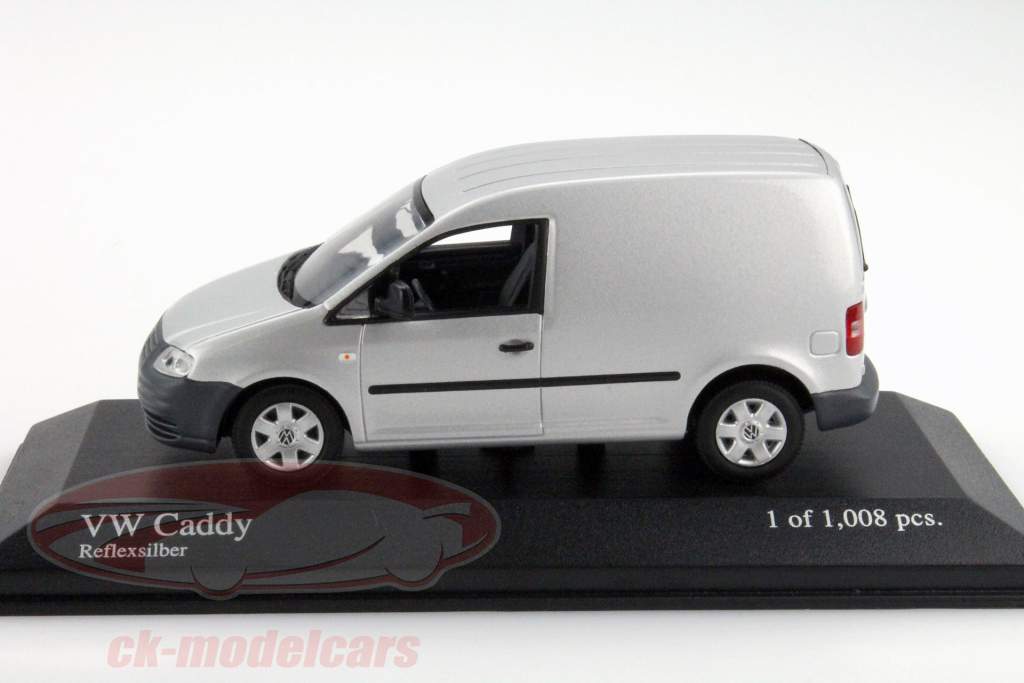 Volkswagen VW Caddy Год 2003 reflexsilver 1:43 Minichamps