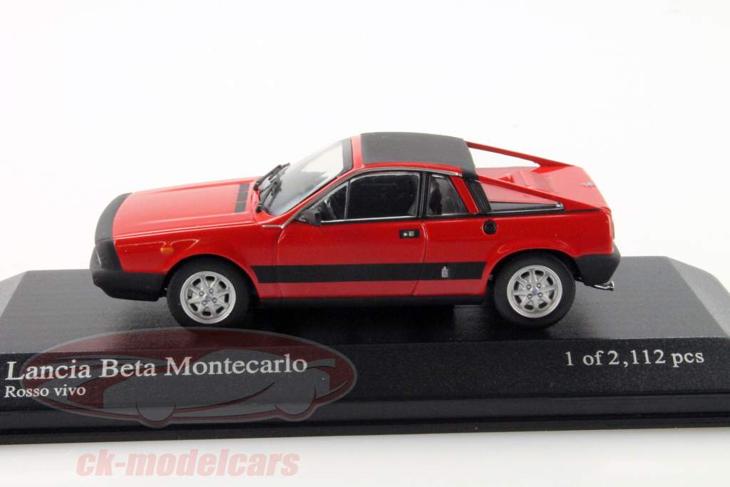 Minichamps 1:43 Lancia Beta Montecarlo Year 1980 red