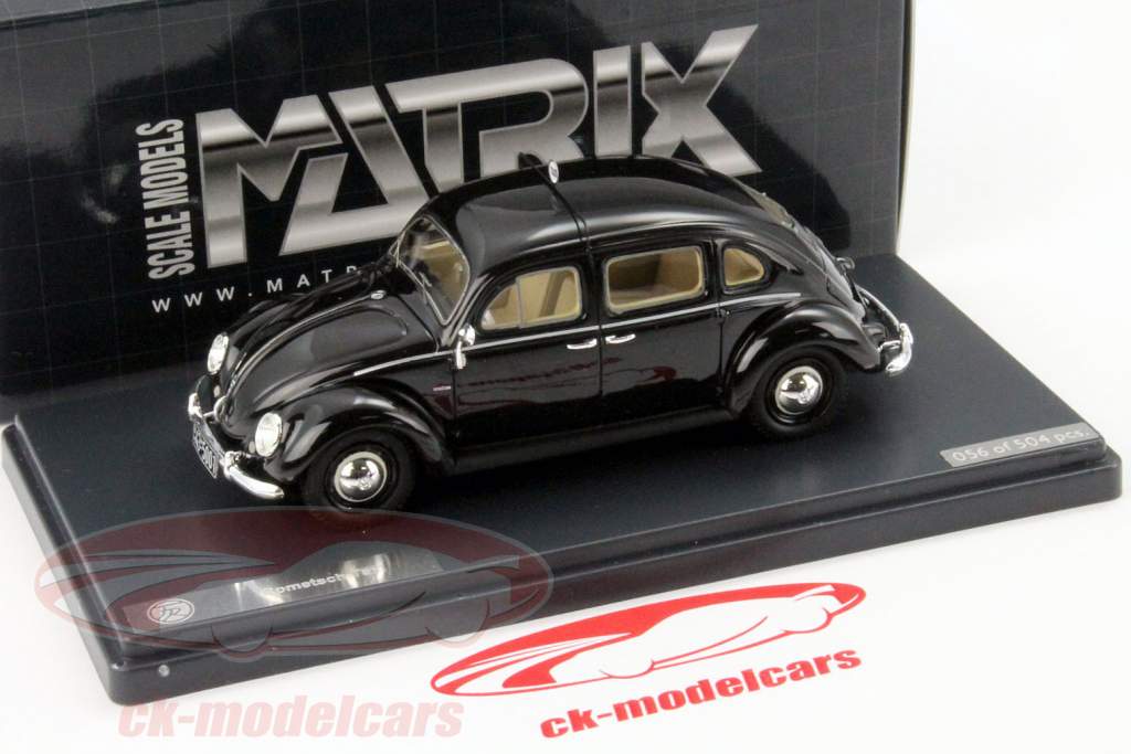 Volkswagen VW Käfer Rometsch Taxa sort 1:43 Matrix