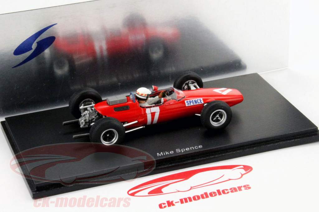 Lotus 25 #17 GP Angleterre 1966 Mike Spence 1:43 Spark