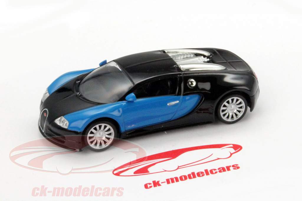 Bugatti Veyron 16V 年 2009 蓝色 / 黑色 1:43 Altaya