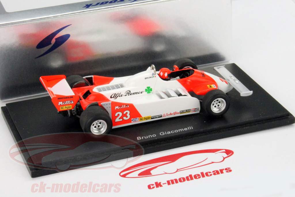 Б. Giancomelli Альфа Ромео 179C #23 3-я Лас- Вегас ГП Формула 1 1981 1:43 Spark