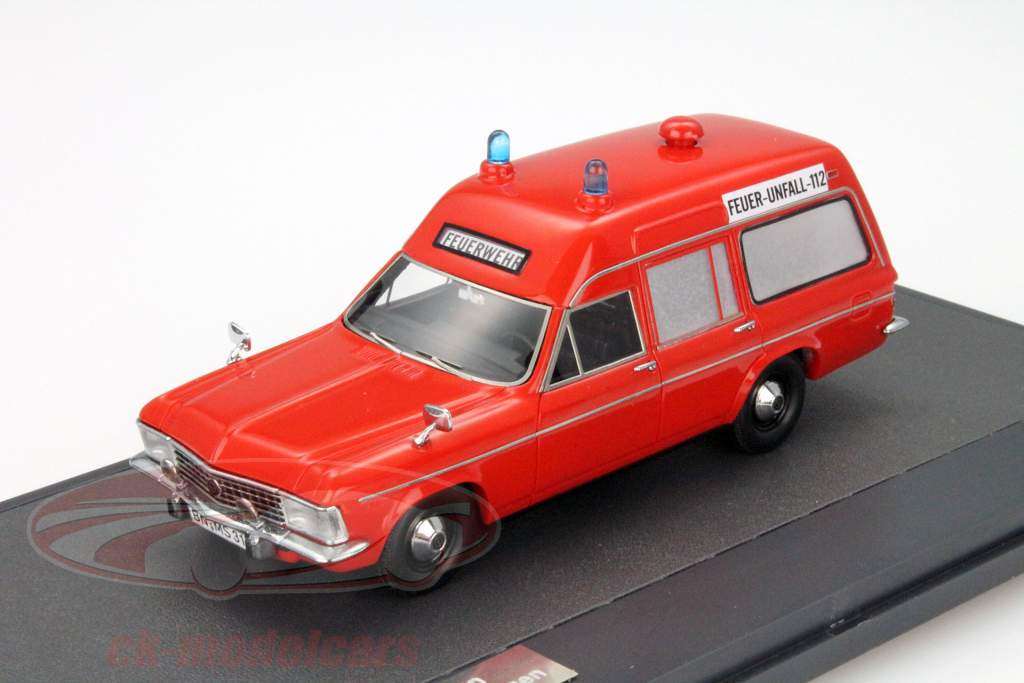 欧宝海军上将乙主观幸福感小气鬼救护车红色1:43矩阵