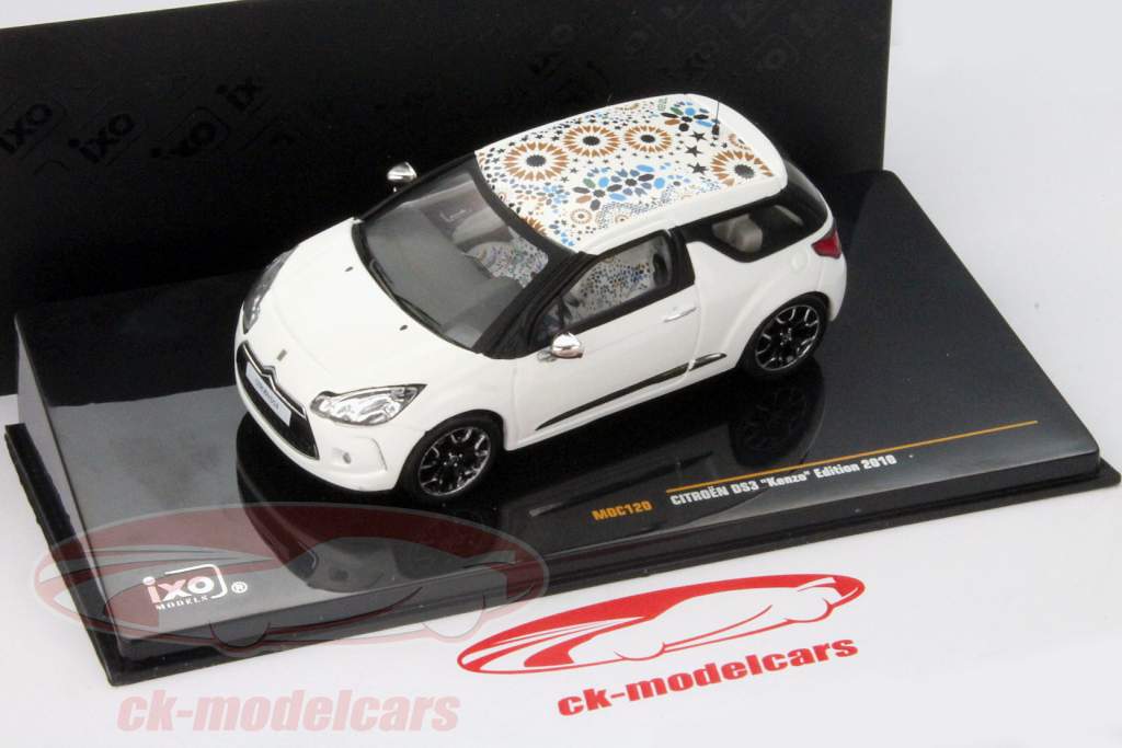 Citroen DS3 Kenzo Édition Année 2010 blanc 1:43 Ixo