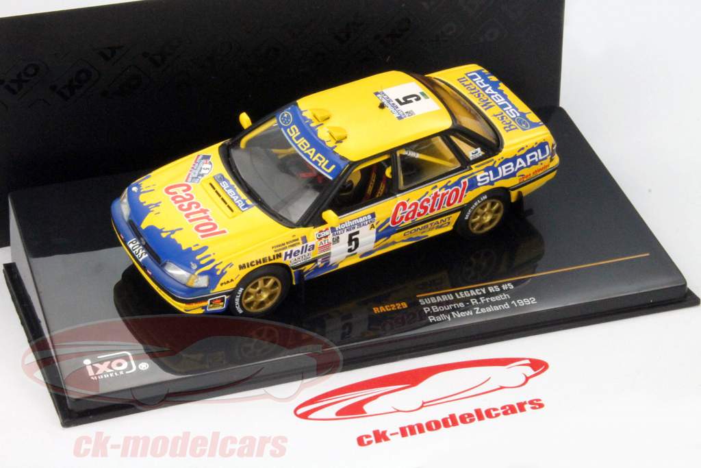 Ixo 1:43 Subaru Legacy RS #5 Rally New Zealand 1992 Bourne