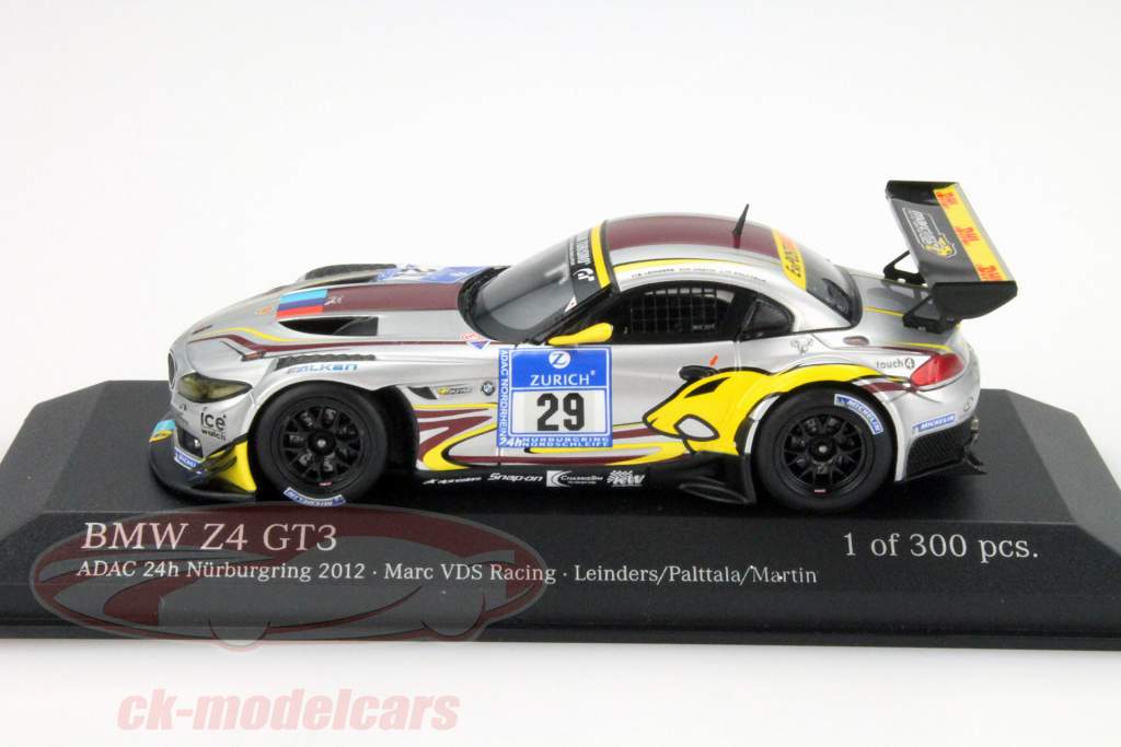 1/43 BMW Z4 GT3 ADAC 24h 2012・#29 / PMA 1:43 MINICHAMPS BMW Z4 GT3 ADAC 24h Nurburgring 2012 Die