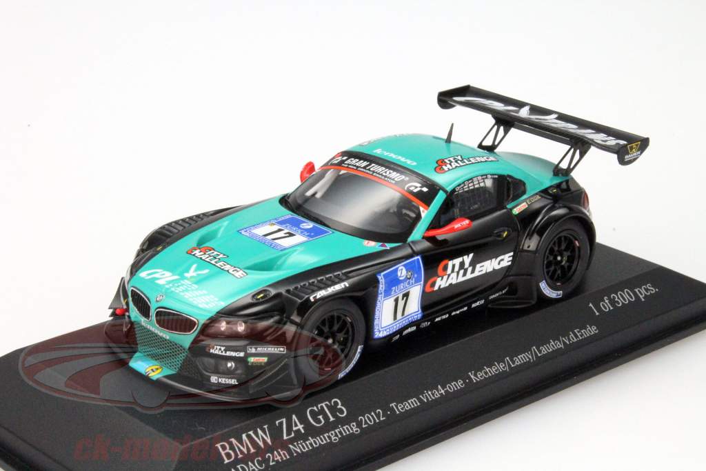Minichamps 1:43 BMW Z4 GT3 #17 ADAC 24h Nürburgring 2012